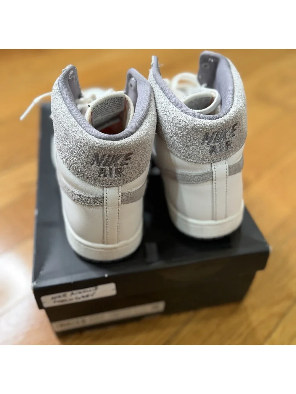 Size US 10.5 US Men’s Nike Air Ship PE SP  DZ3497 100 White/Tech Grey